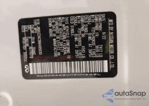 2022 Infiniti Qx80 Luxe Awd z USA, uszkodzony, nr VIN JN8AZ2AC3N9485630